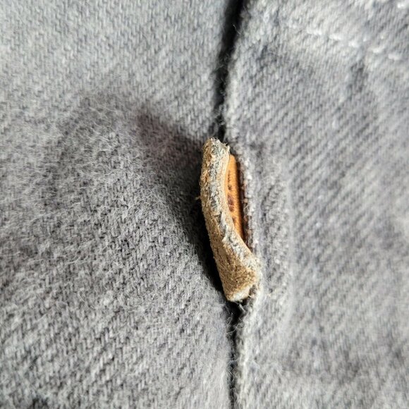 Vintage Levis Two Horses Jeans Red Batwing Orange Tab 1987 Leather Patch 40X34 - Picture 8 of 10